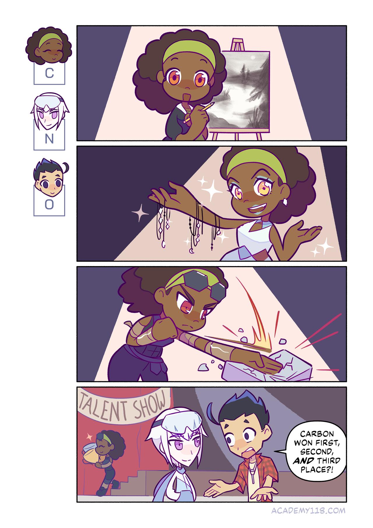 Carbon Copies comic page 1